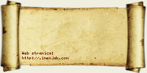 Hana Adamović vizit kartica